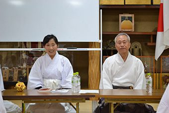 枚岡神社にて あけの舞夏期研修会3